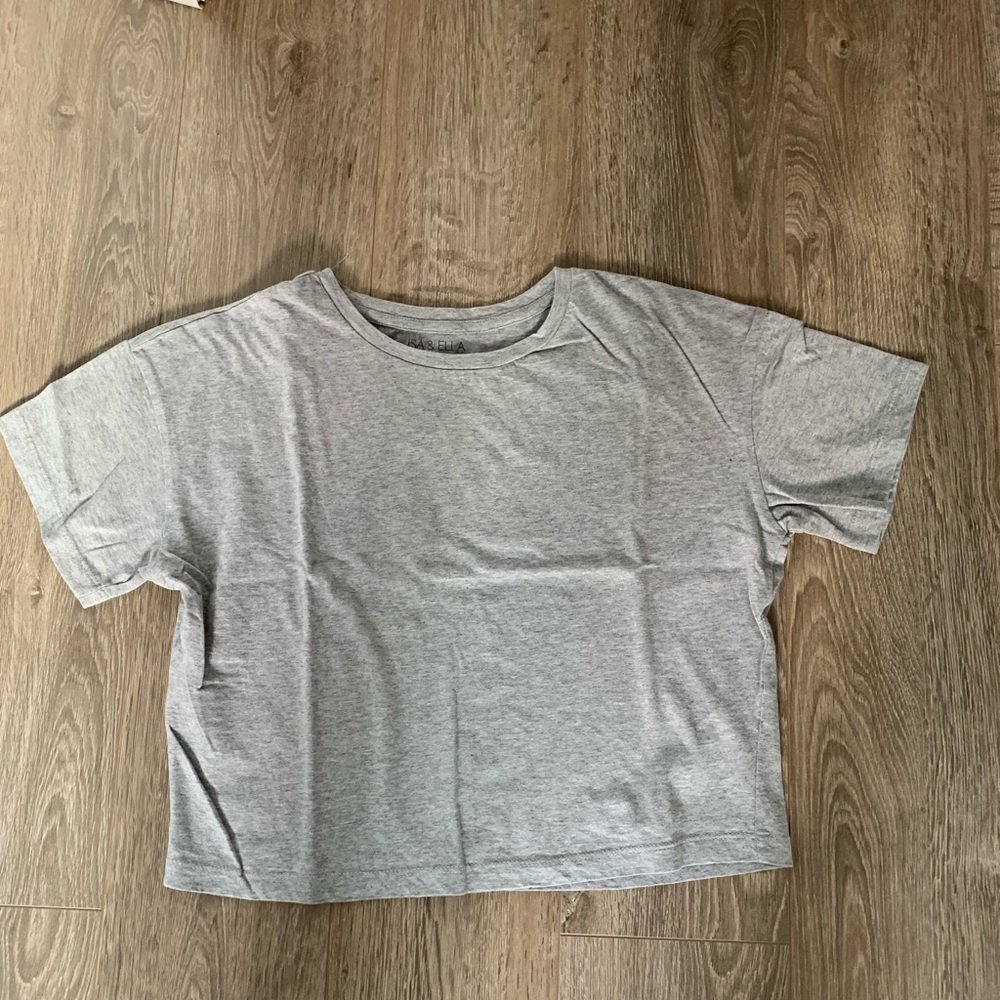 Classic Gray Kids Short Sleeve Tee